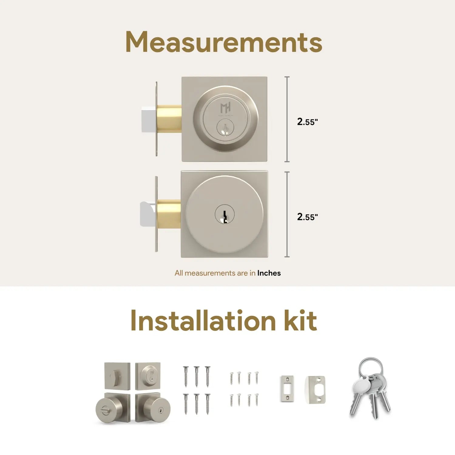 Mega Handles Sauna Entry Combo – Premium Stainless Steel Sauna Door Handle Set