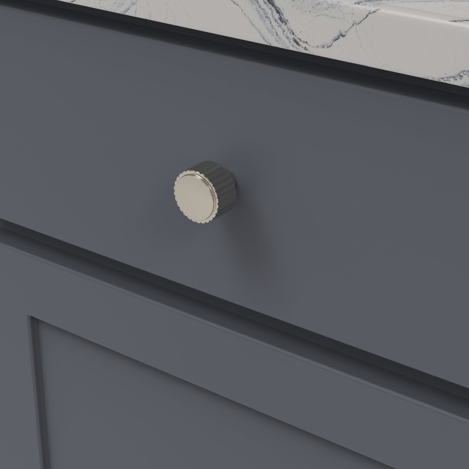 Belwith Keeler 1-1/4 Inch Diameter Sinclaire Round Knob - Polished Nickel