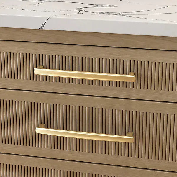 Baldwin Severin Fayerman A Solid Brass Appliance Pull – Luxury Brass Handle for Kitchen Appliances and Cabinetry