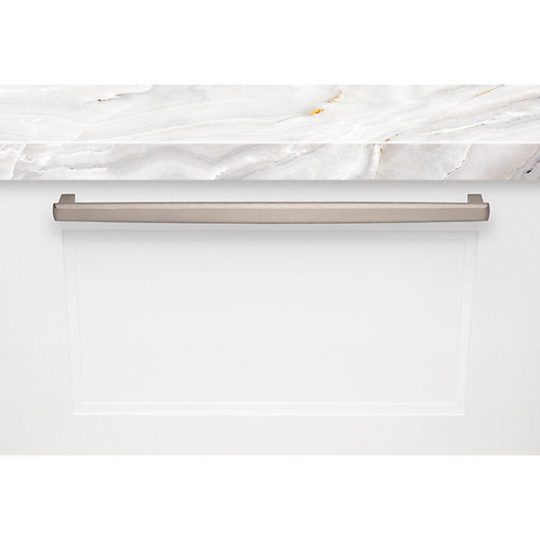 Baldwin Severin Fayerman A 18 inch brass appliance pull for luxury kitchen cabinetry by Hentell Design