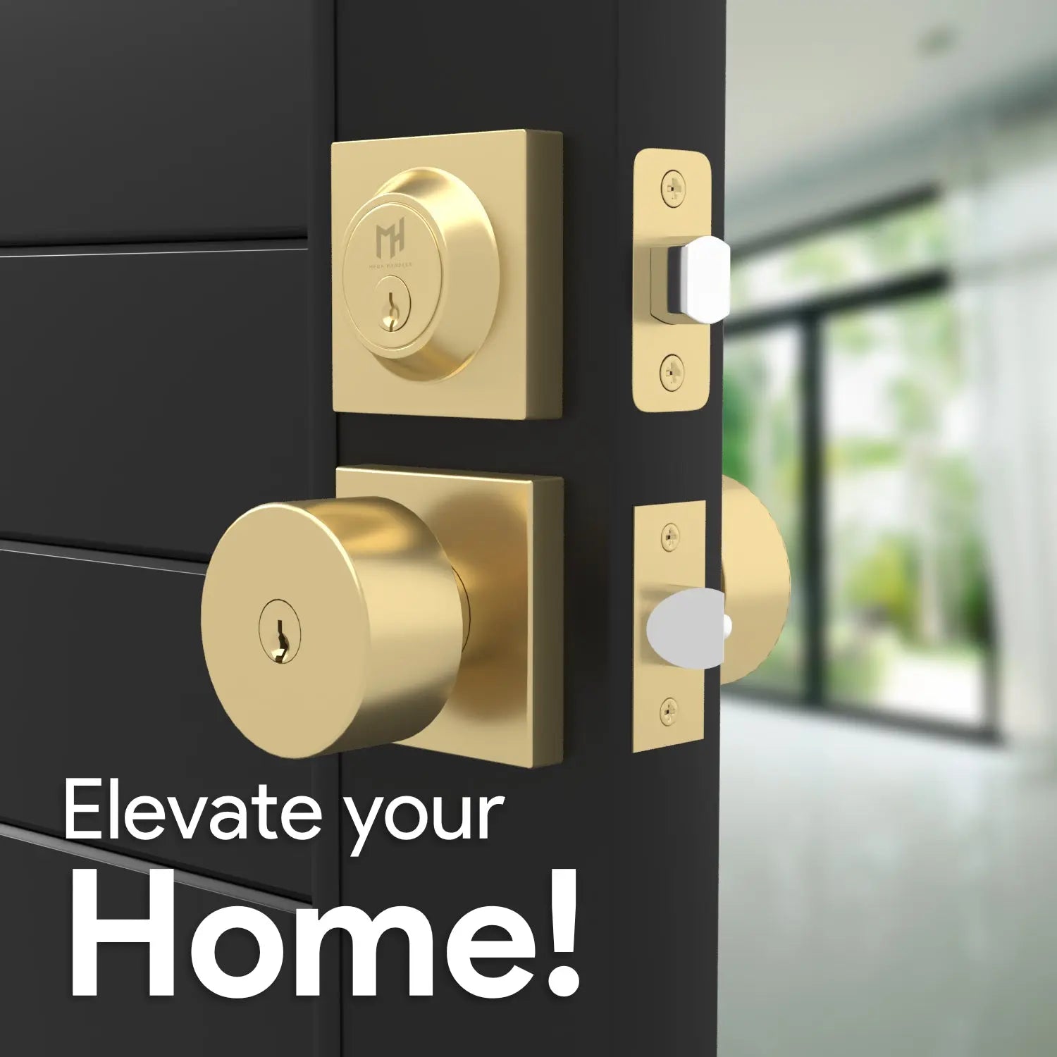 Mega Handles Sauna Entry Combo – Premium Stainless Steel Sauna Door Handle Set