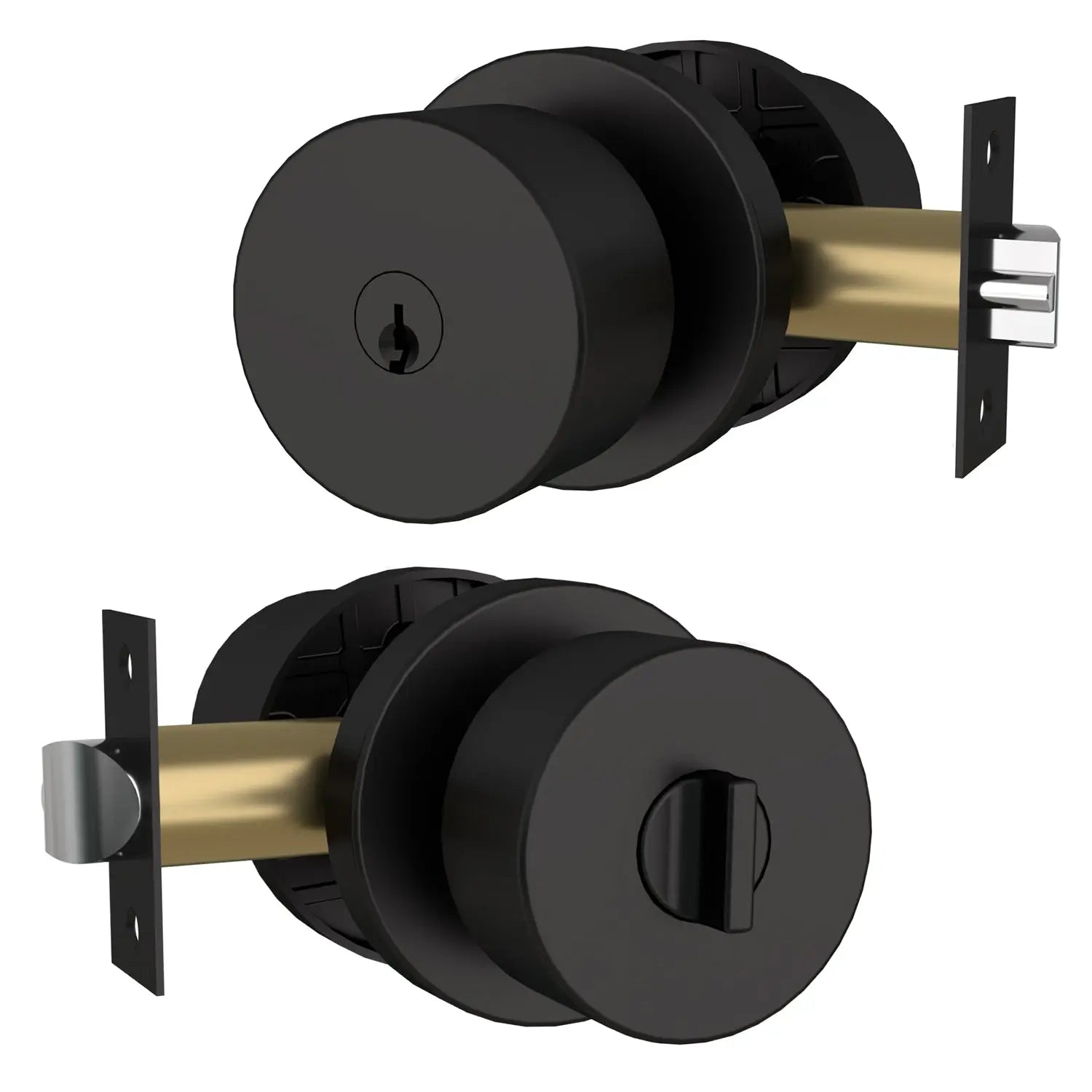 Mega Handles Buena stainless steel modern door knob by Hentell Design β premium minimalist home and office hardware