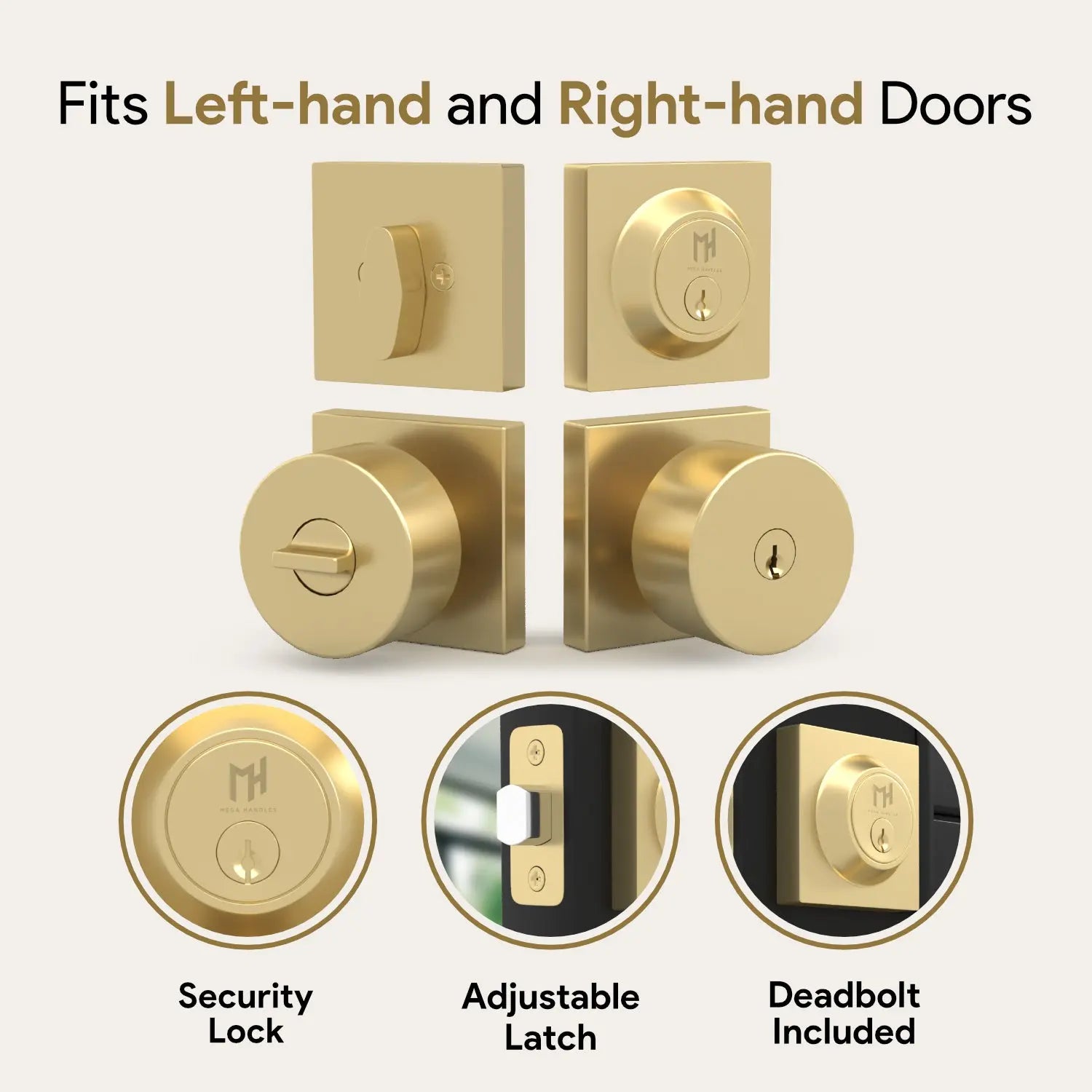 Mega Handles Sauna Entry Combo – Premium Stainless Steel Sauna Door Handle Set