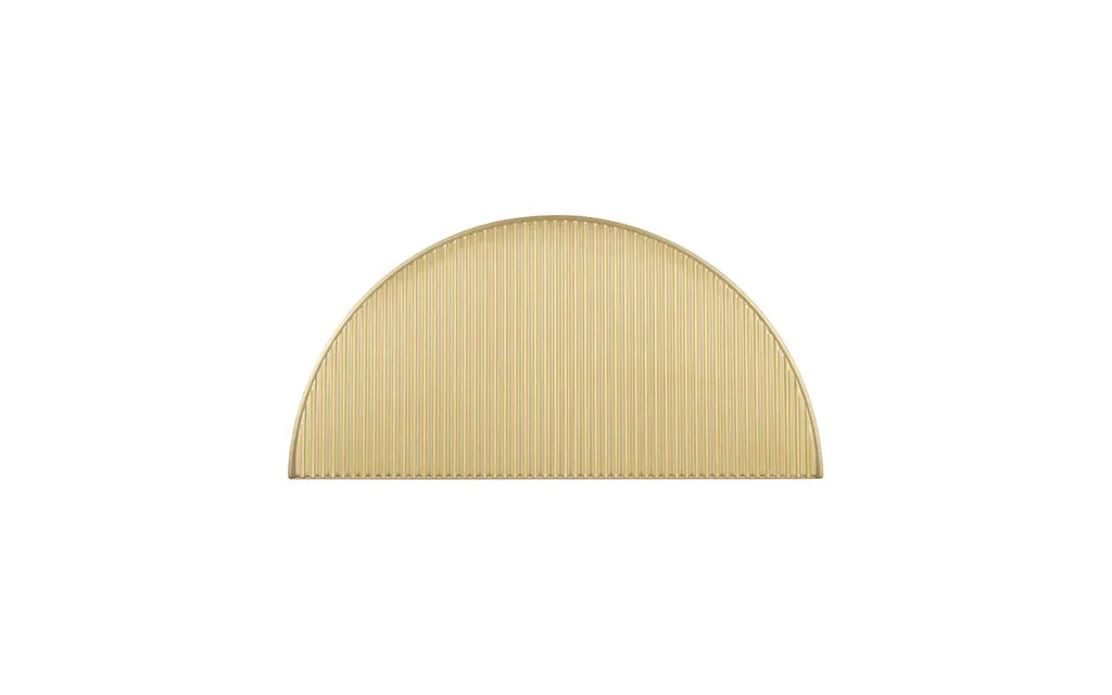 Satin Brass Half Moon Furniture Handle