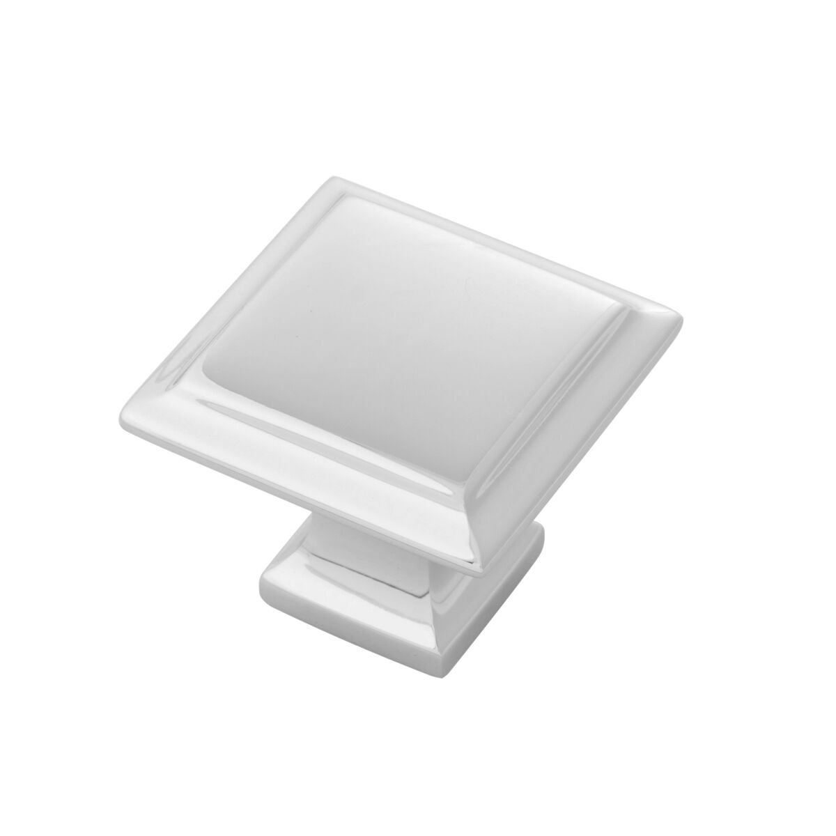 Belwith Keeler 1-1/4 Inch Square Studio II Square Knob - Polished Nickel