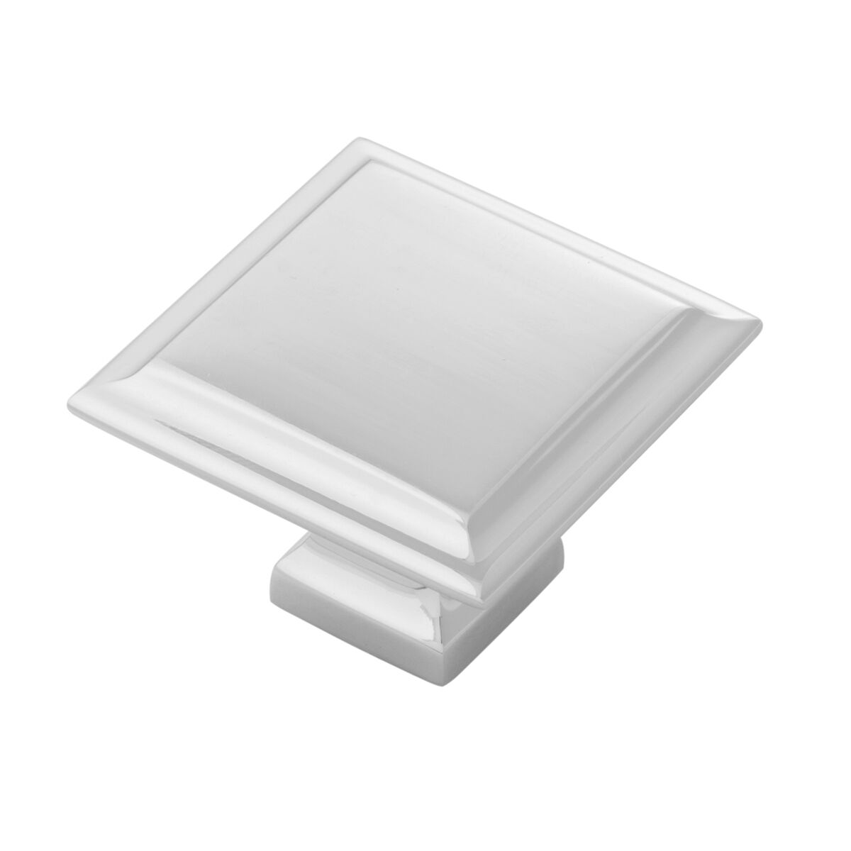 Belwith Keeler 1-1/2 Inch Square Studio II Square Knob - Polished Nickel
