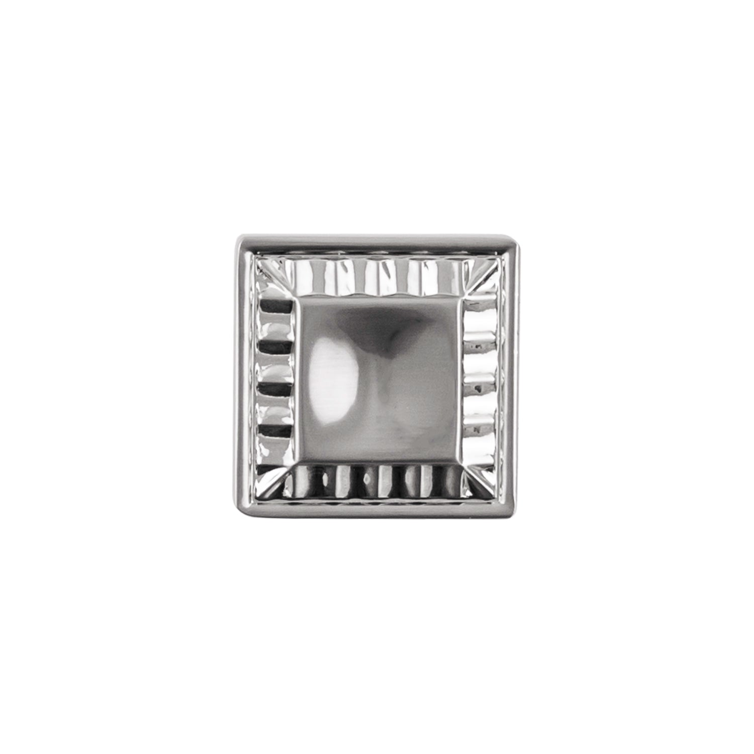 Belwith Keeler 1 Inch Square Bijou Astoria Square Knob - Satin Nickel
