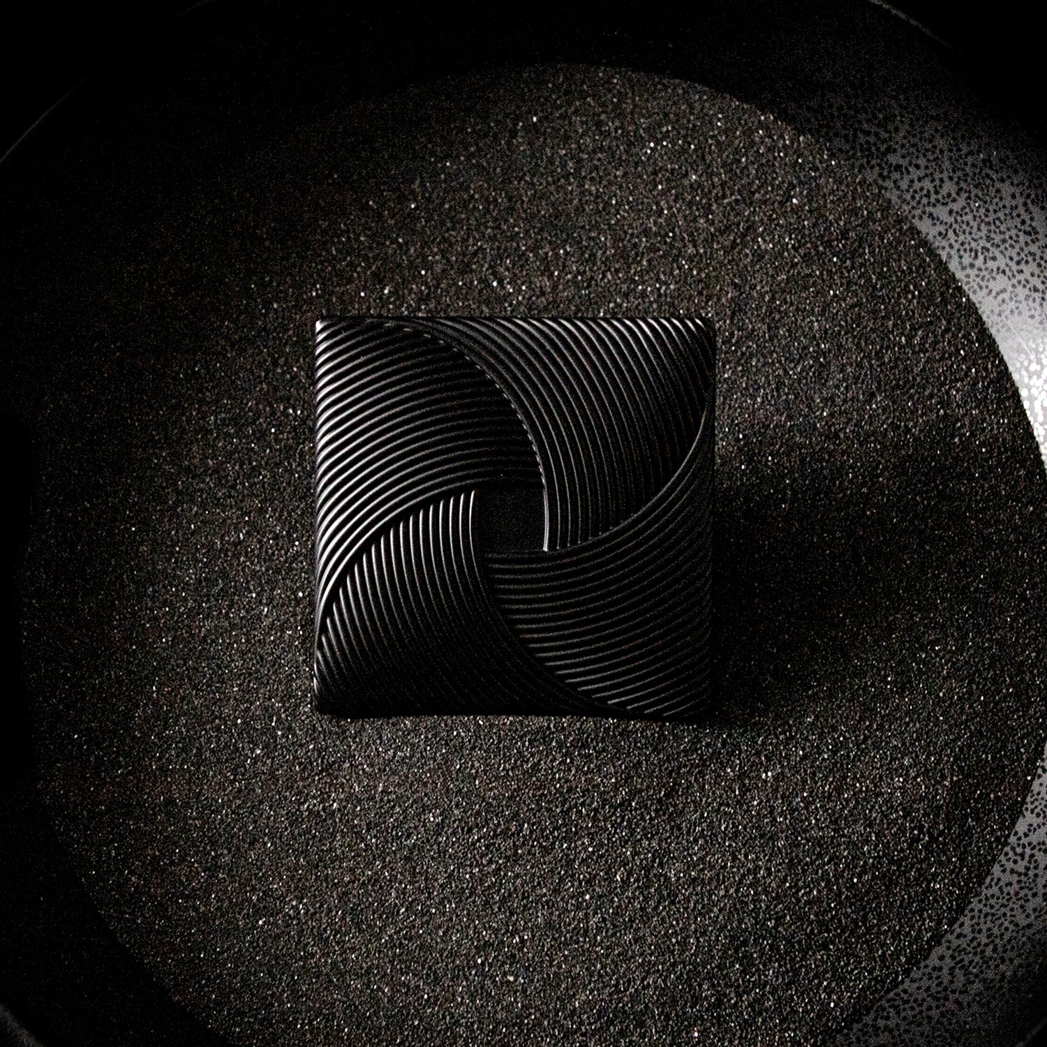 Belwith Keeler 3-1/2 Inch Square Bijou Tempest Square Knob - Matte Black