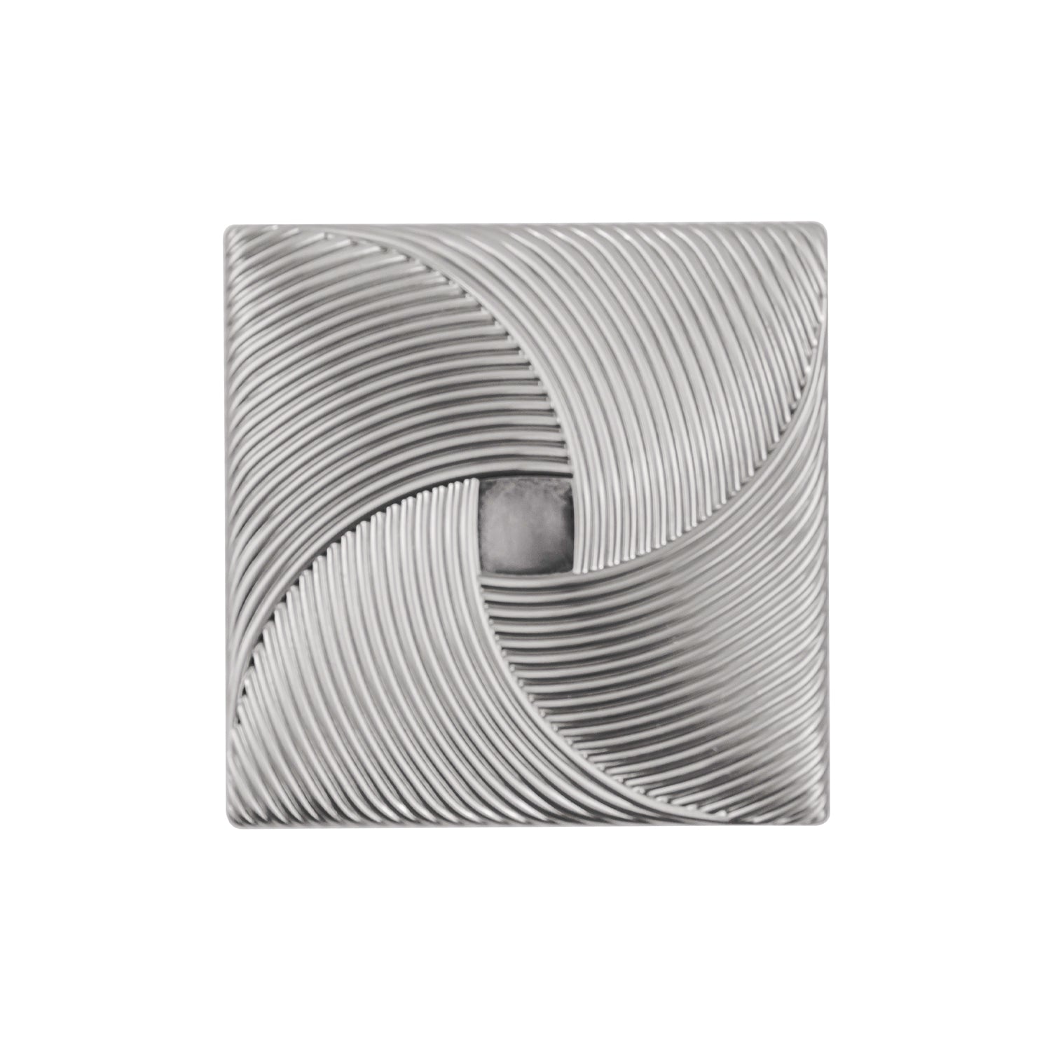 Belwith Keeler 3-1/2 Inch Square Bijou Tempest Square Knob - Satin Nickel