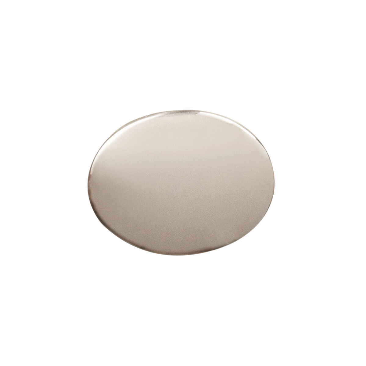 Belwith Keeler 1-7/16 Inch x 1-1/8 Inch Oval Olivet Oval Knob - Polished Nickel