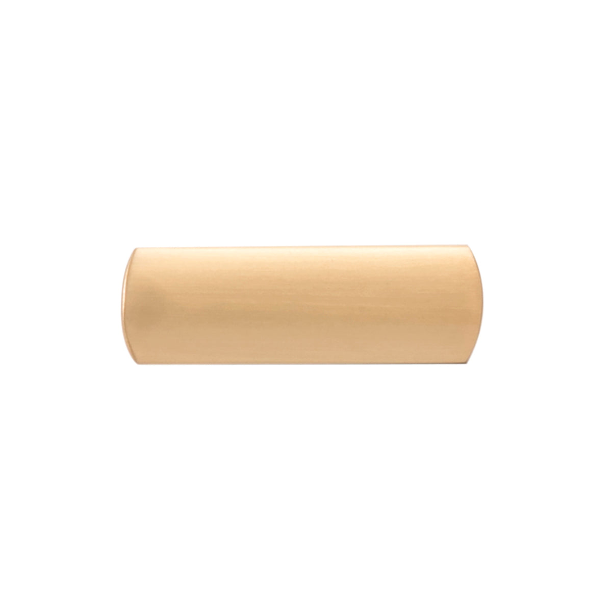 Belwith Keeler 1-3/8 Inch x 7/16 Inch Ingot Pinch Knob - Brushed Golden Brass