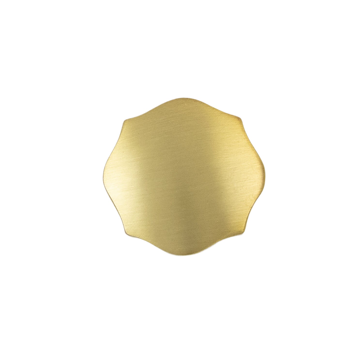 Belwith Keeler 1-3/16 Inch Diameter Trellis Conical Knob - Brushed Golden Brass