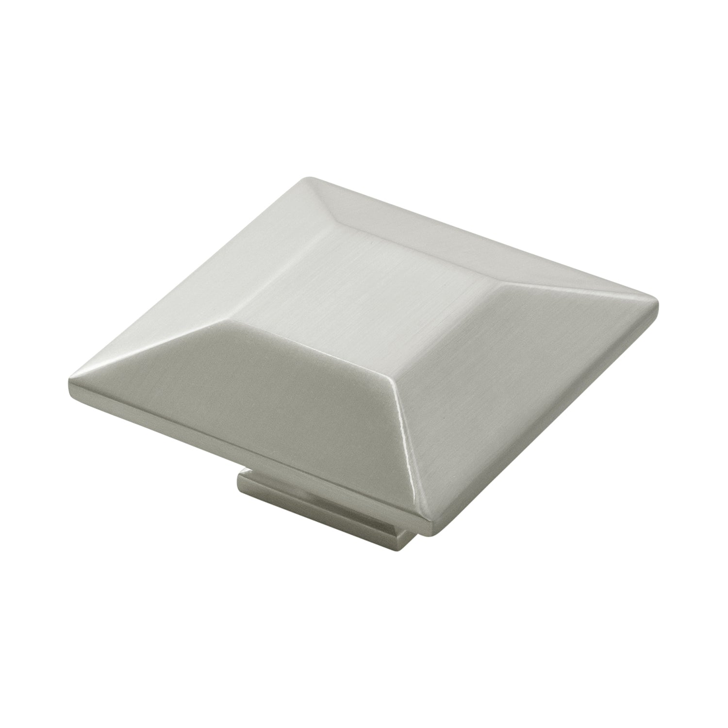 Belwith Keeler 2-3/4 Inch Square Bijou Polly Square Knob - Satin Nickel