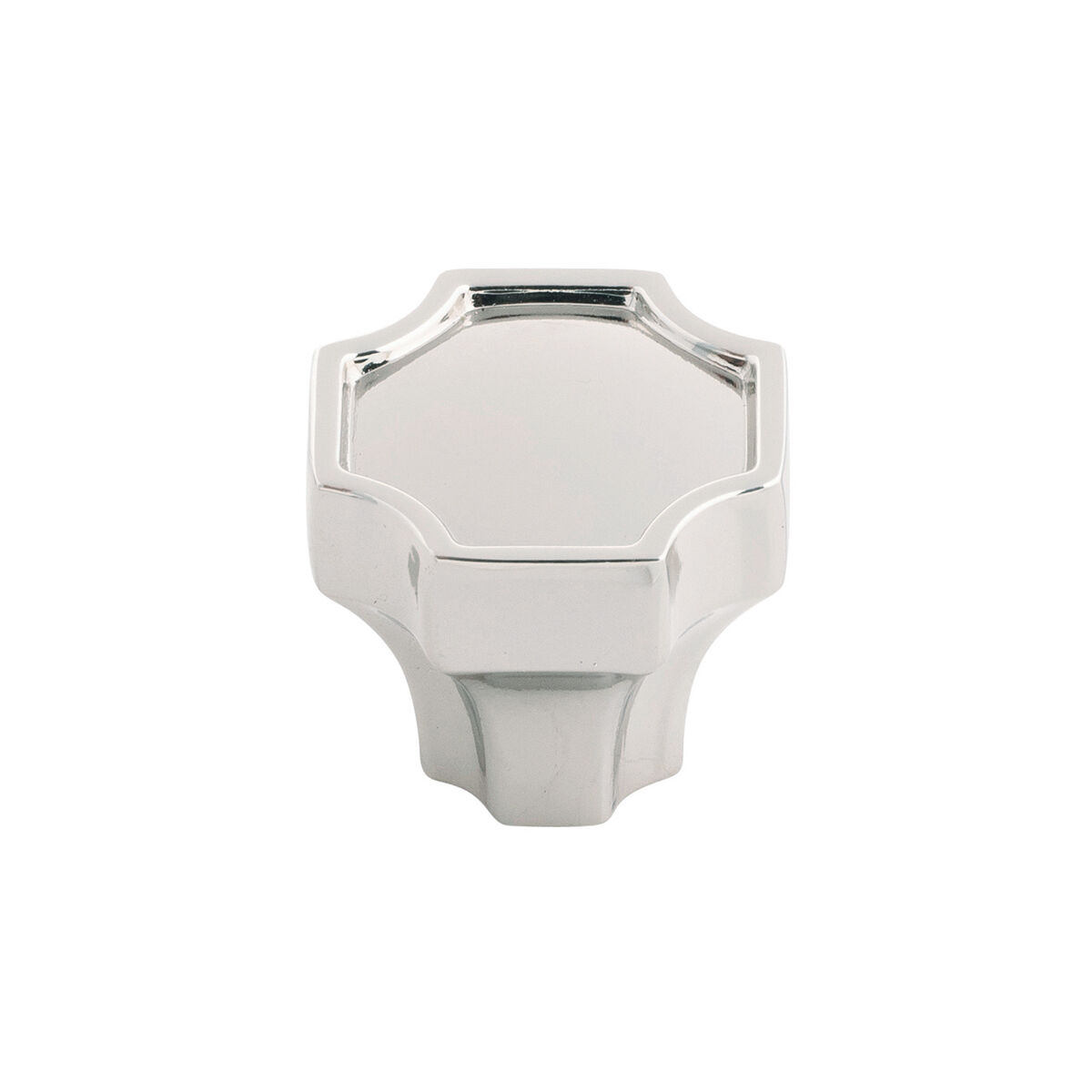 Belwith Keeler 1-1/4 Inch x 1-1/4 Inch Monarch Knob - Polished Nickel