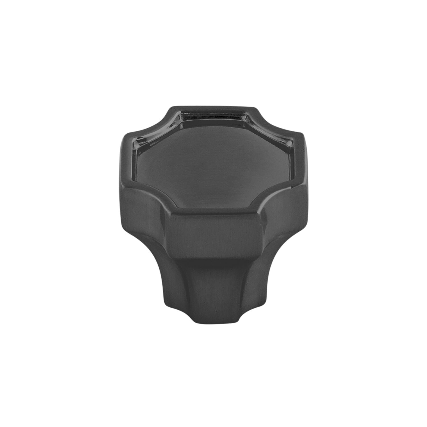 Belwith Keeler 1-1/4 Inch x 1-1/4 Inch Monarch Knob - Matte Black