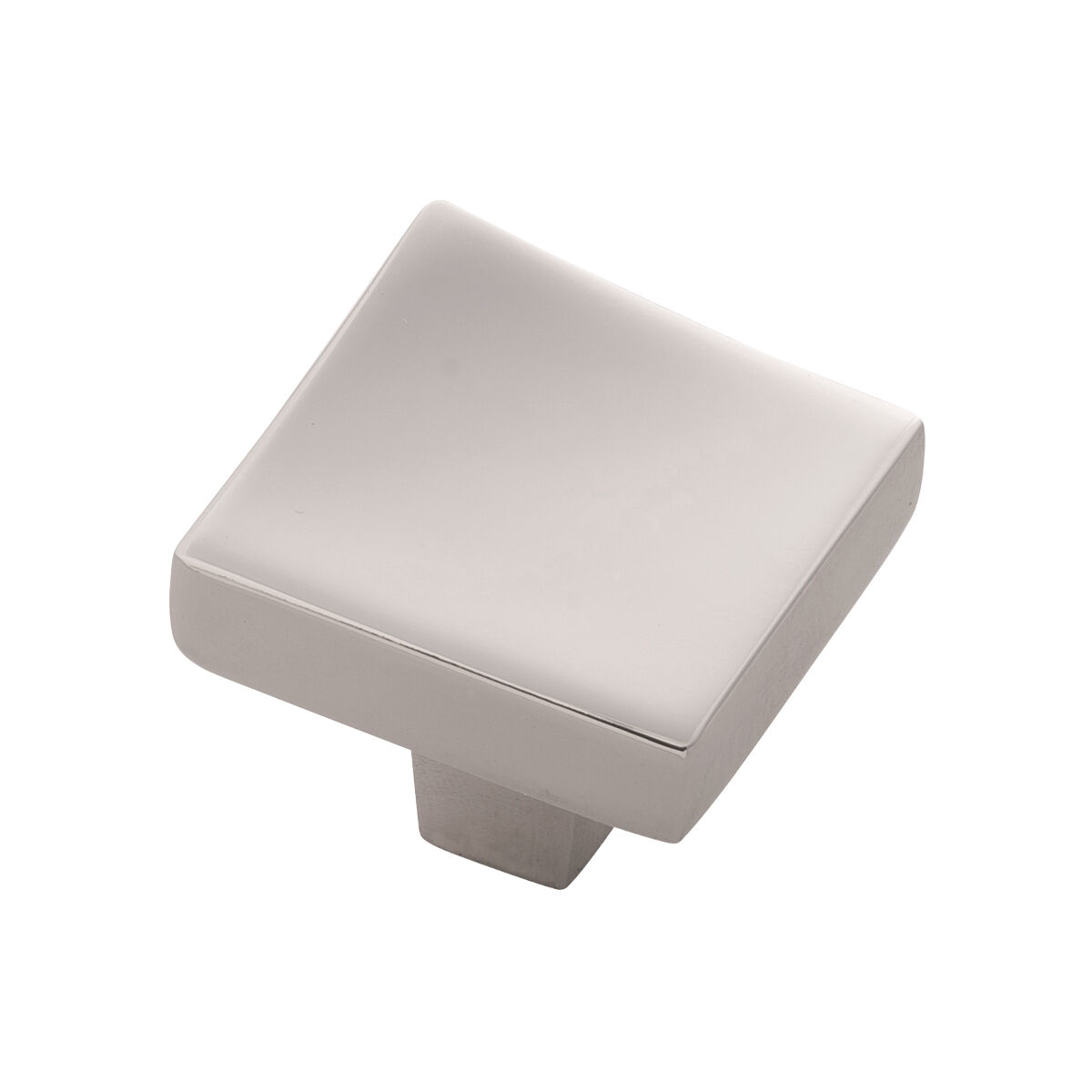 Belwith Keeler 1-1/4 Inch Square Flex Square Knob - Polished Nickel