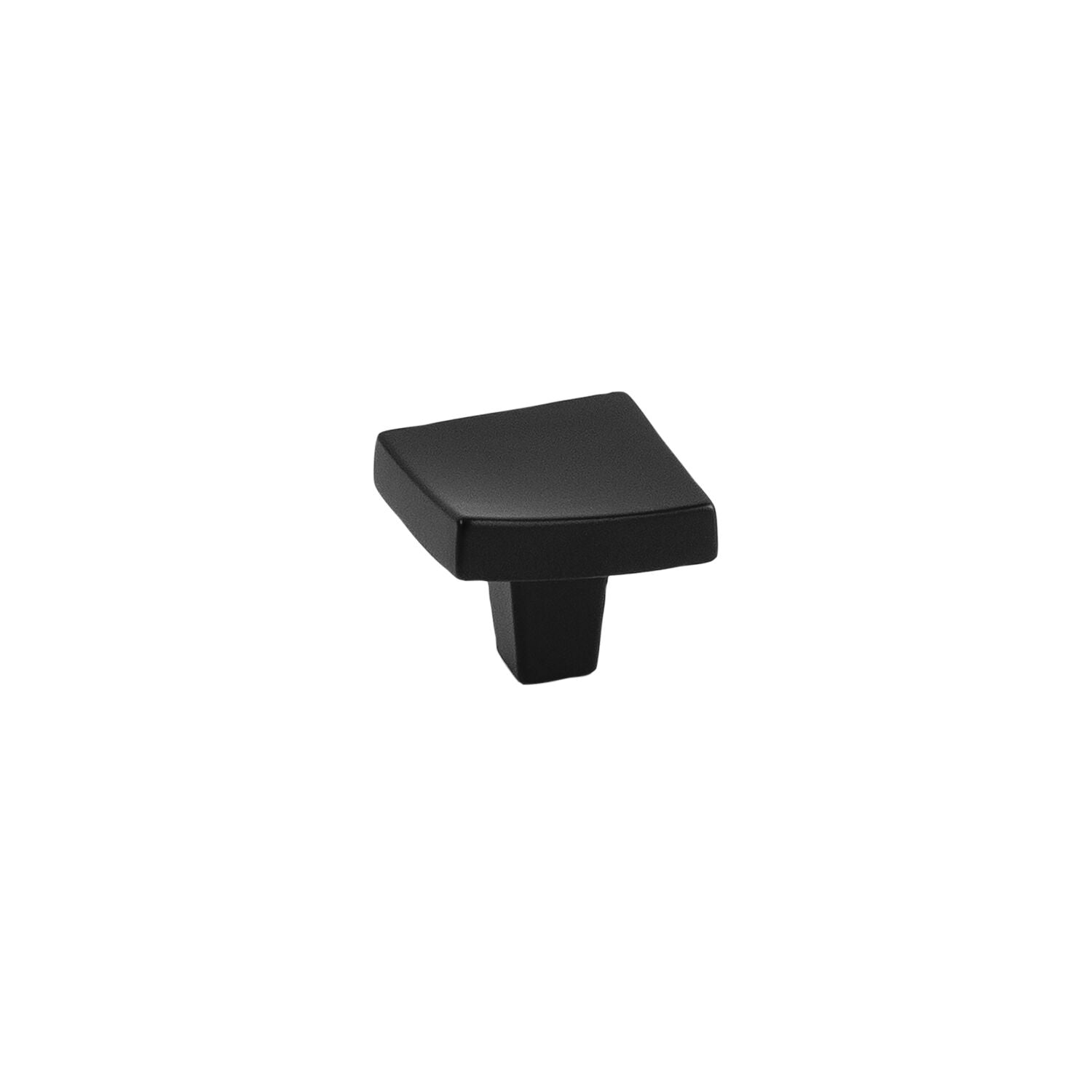 Belwith Keeler 1-1/4 Inch Square Flex Square Knob - Matte Black