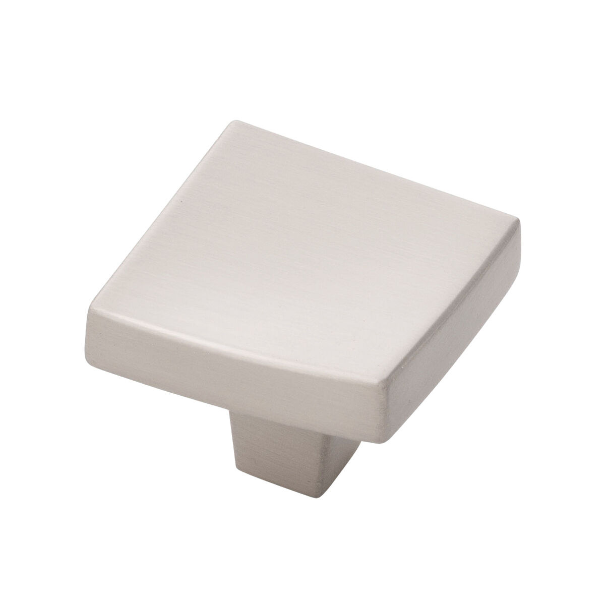 Belwith Keeler 1-1/4 Inch Square Flex Square Knob - Satin Nickel