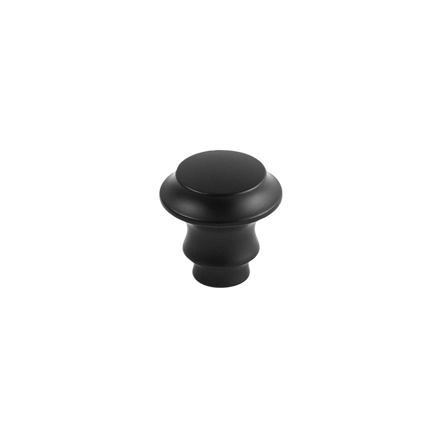 Belwith Keeler 1-1/4 Inch Diameter Heron Knob - Matte Black