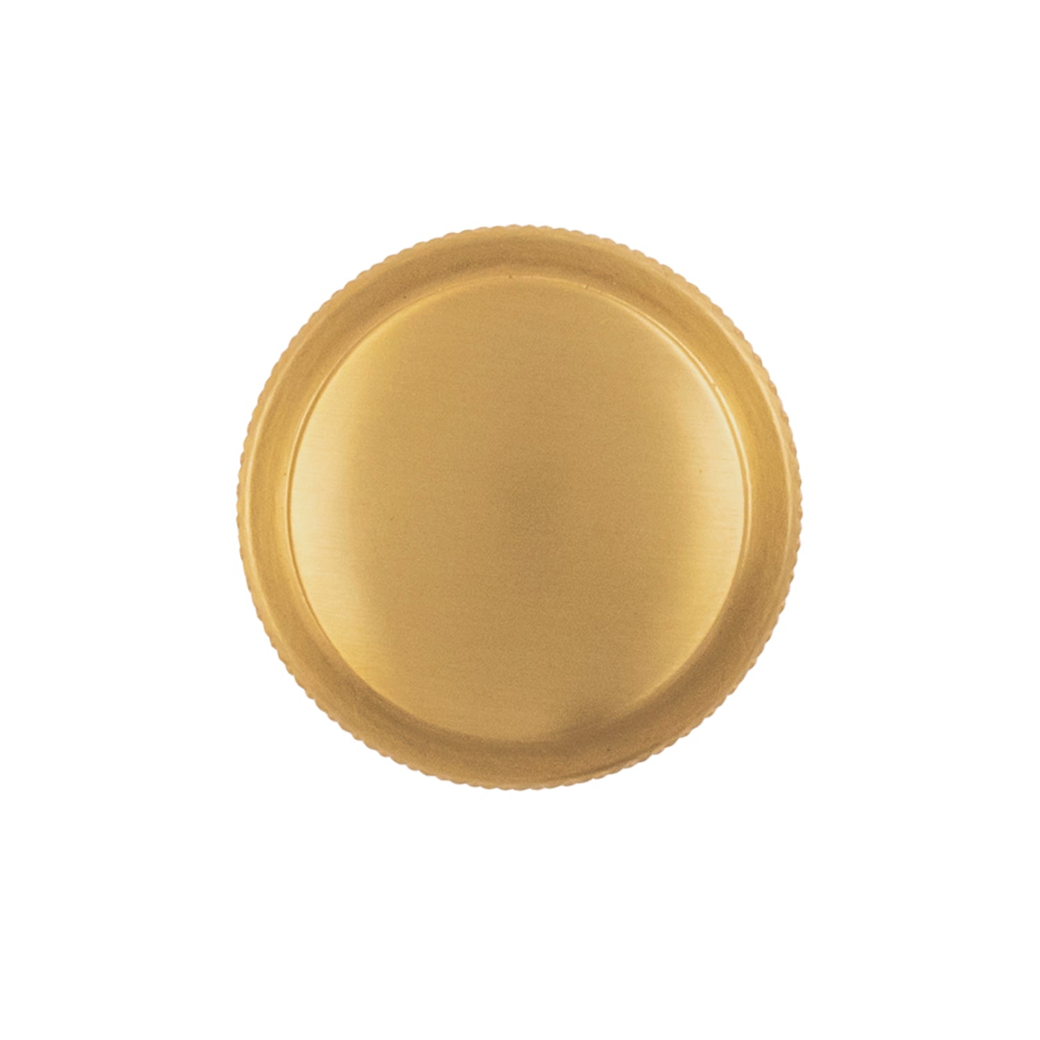 Belwith Keeler 1-3/16 Inch Diameter Verge Round Knob - Brushed Golden Brass