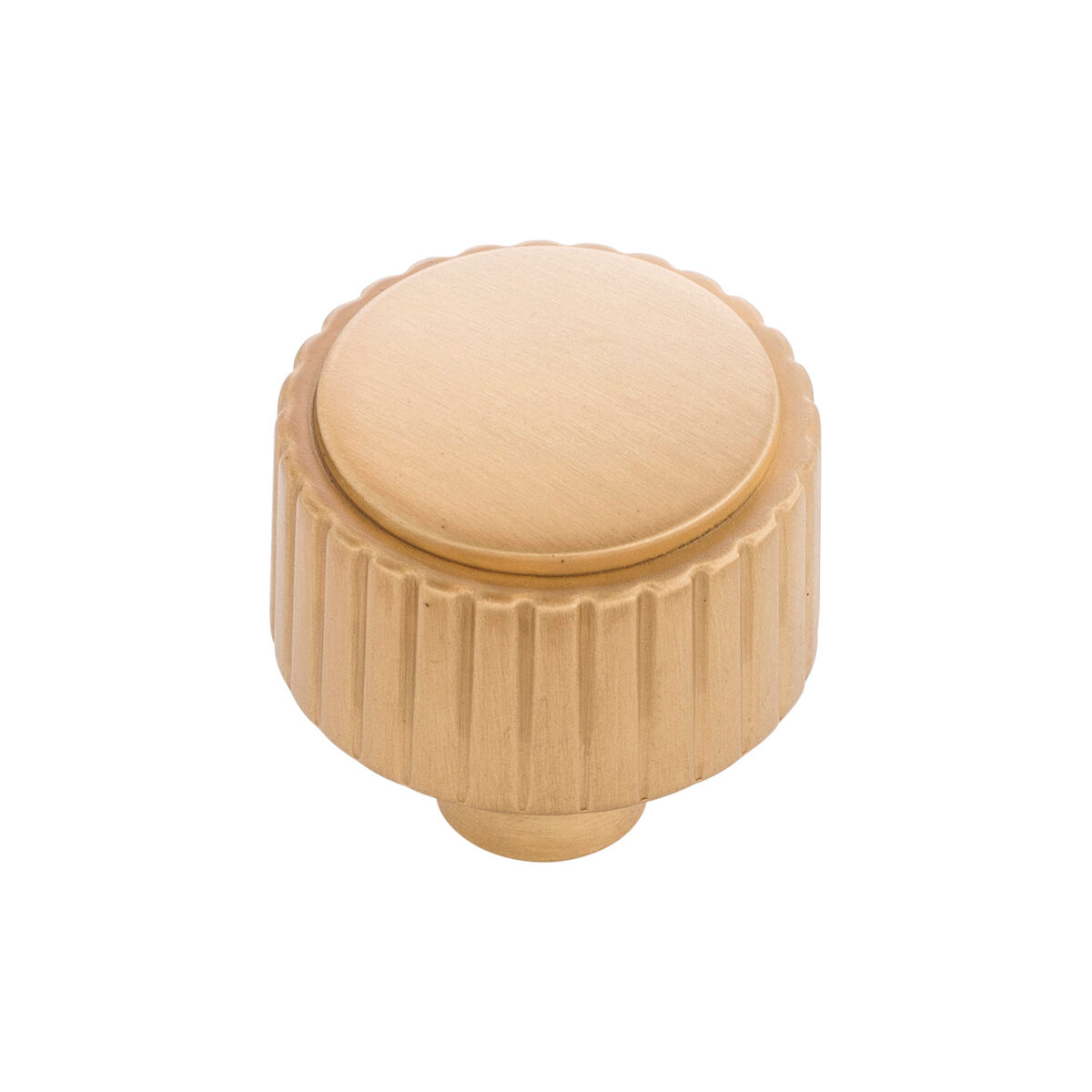 Belwith Keeler 1-1/4 Inch Diameter Sinclaire Round Knob - Brushed Golden Brass