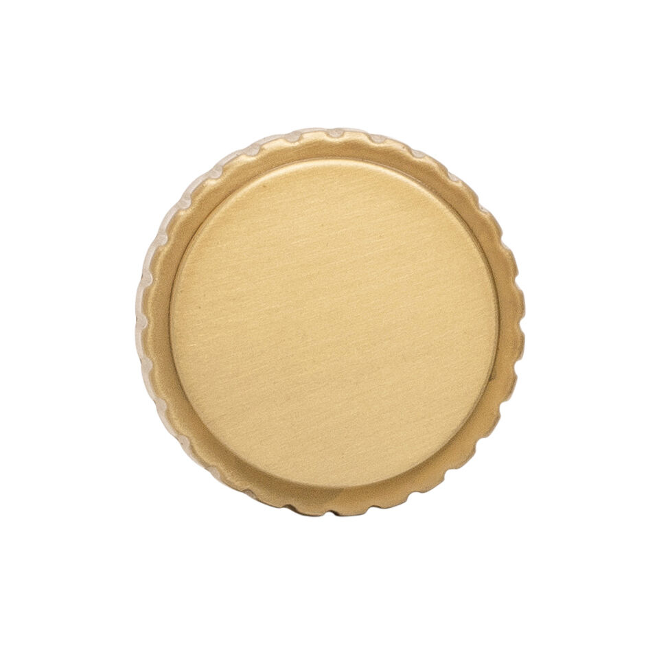 Belwith Keeler 1-1/4 Inch Diameter Sinclaire Round Knob - Brushed Golden Brass