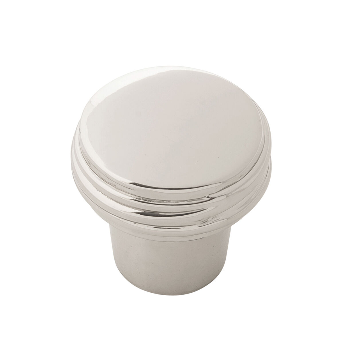 Belwith Keeler 1-5/16 Inch Diameter Fermata Round Knob - Polished Nickel