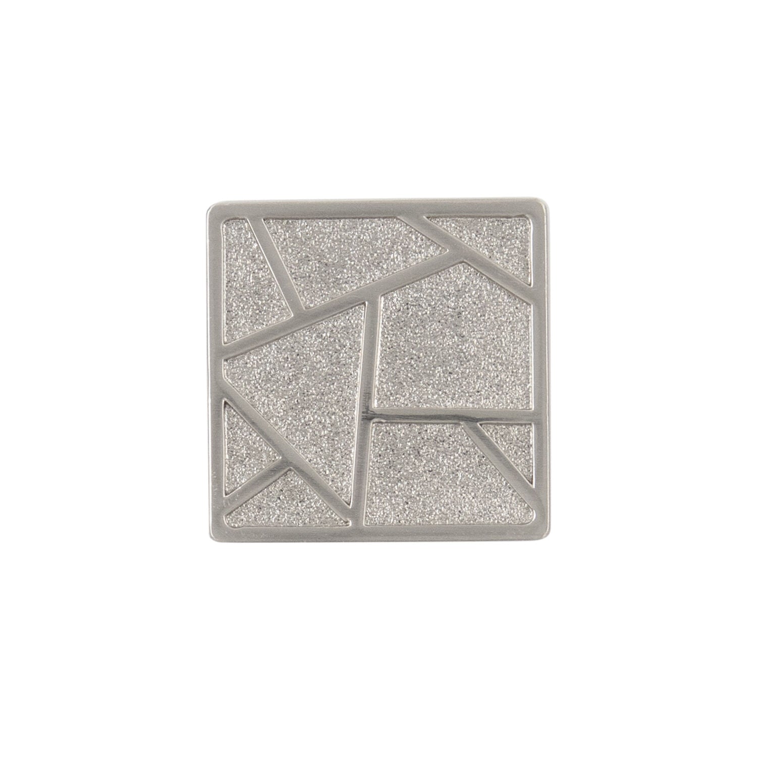 Belwith Keeler 1-3/8 Inch Square Cullet Square Knob - Satin Nickel