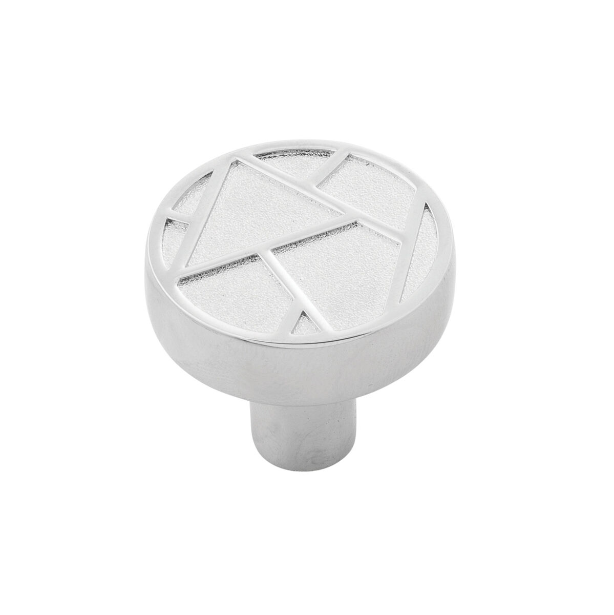 Belwith Keeler 1-3/8 Inch Diameter Cullet Round Knob - Chrome