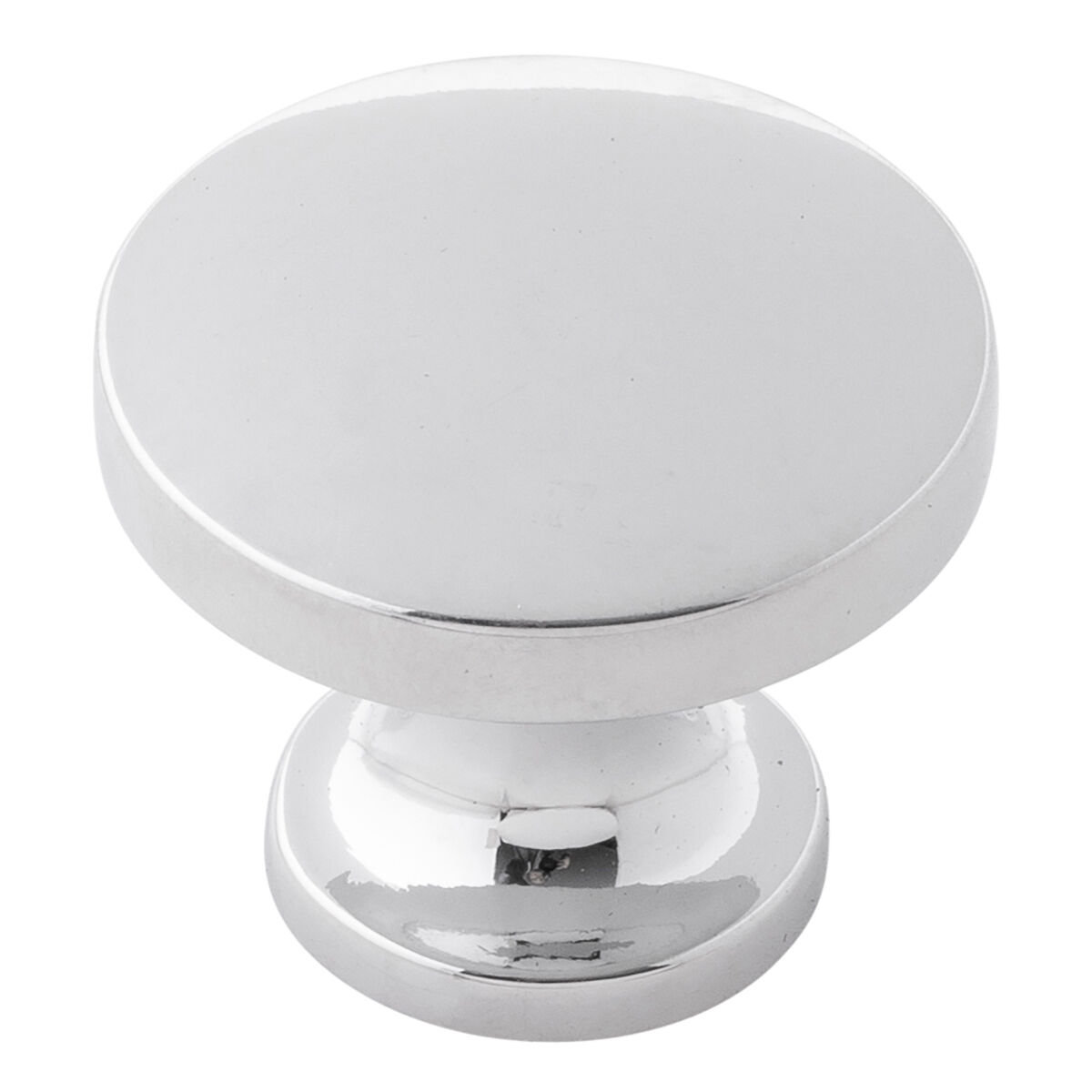 Belwith Keeler 1-3/8 Inch Diameter Flare Round Knob - Chrome