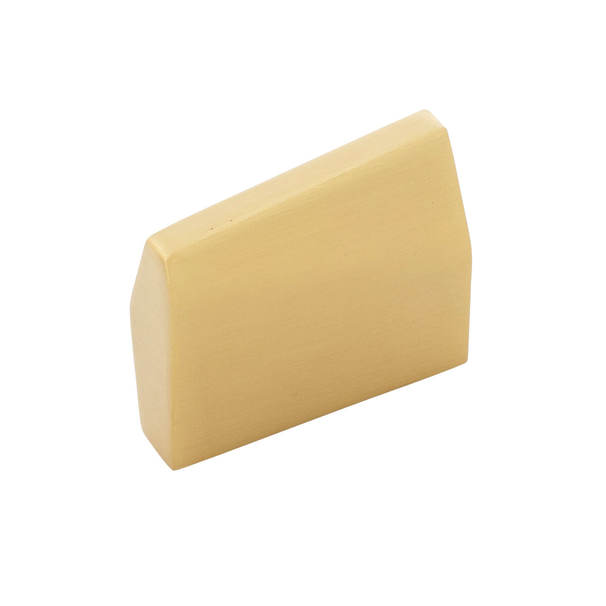 Belwith Keeler 1 Inch Center to Center Veer Pinch Knob - Brushed Golden Brass