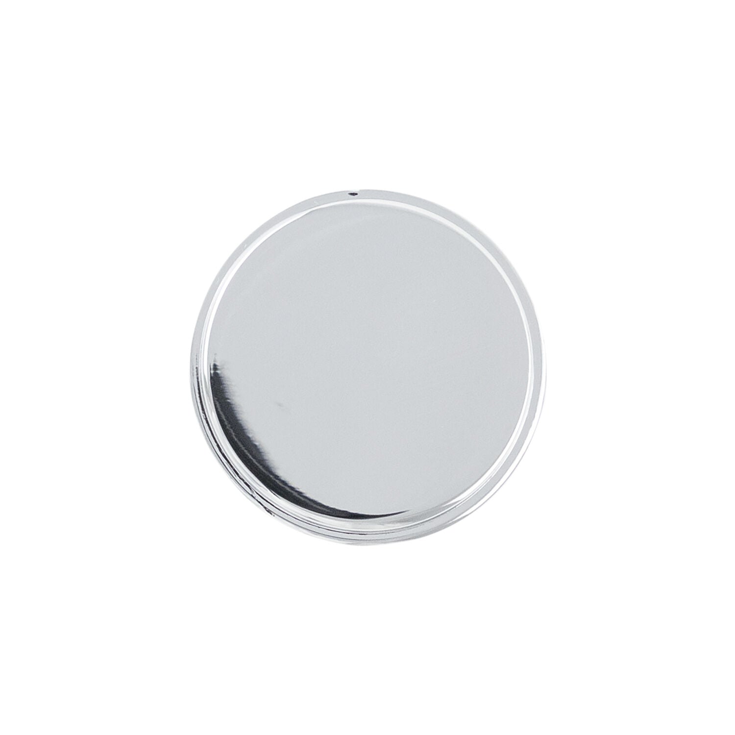 Belwith Keeler 1-1/4 Inch Diameter Brownstone Round Knob - Chrome
