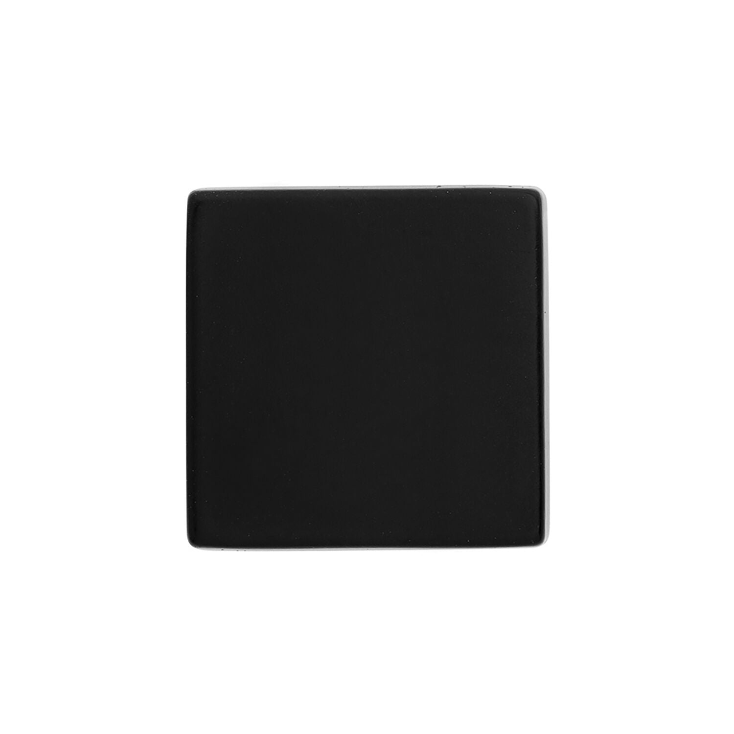 Belwith Keeler 1 Inch Square Brighton Square Knob - Matte Black