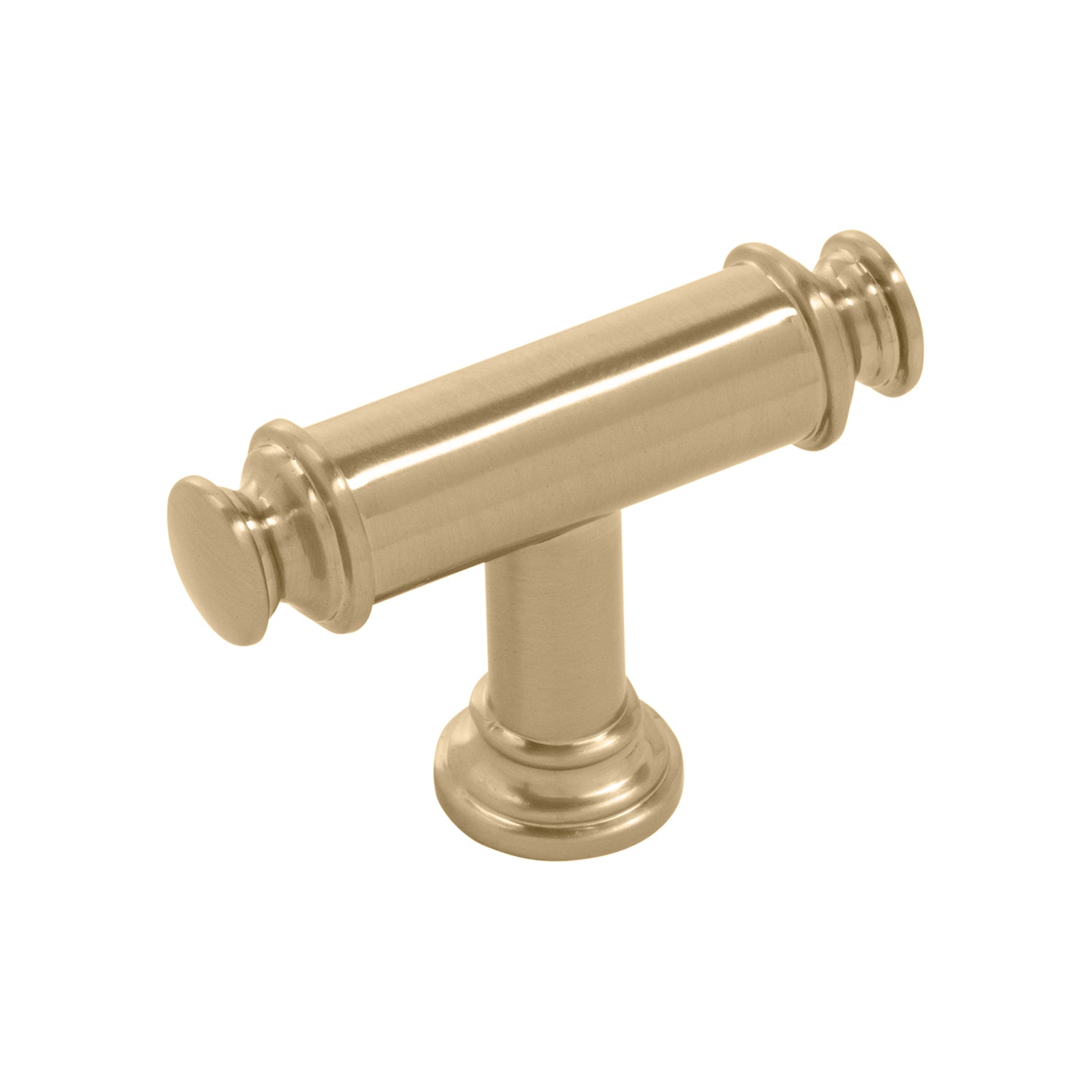 Belwith Keeler 2-1/8 Inch x 11/16 Inch Berkshire T-Knob - Chrome