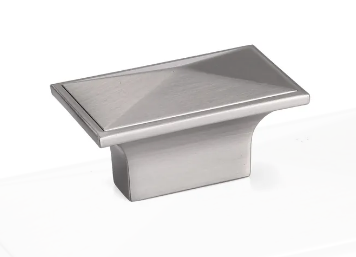 One Point modern Nickel knob