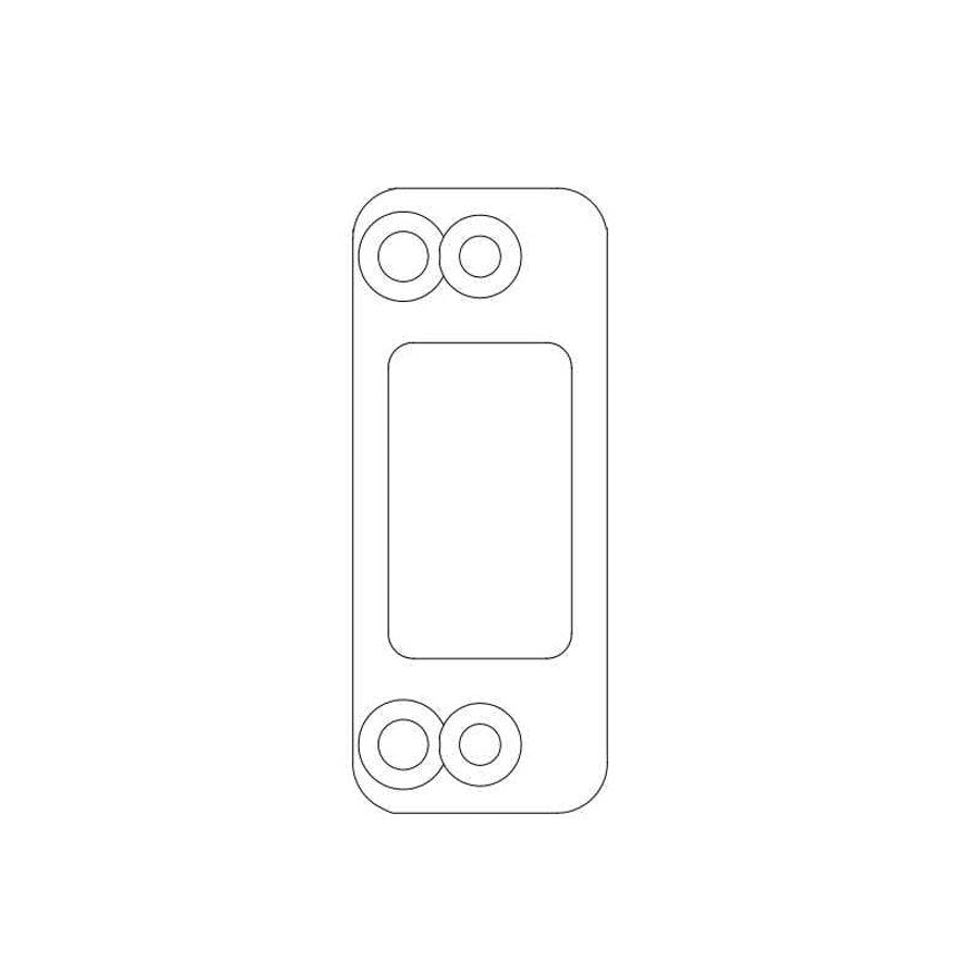 Emtek Steel Understrike for Deadbolt