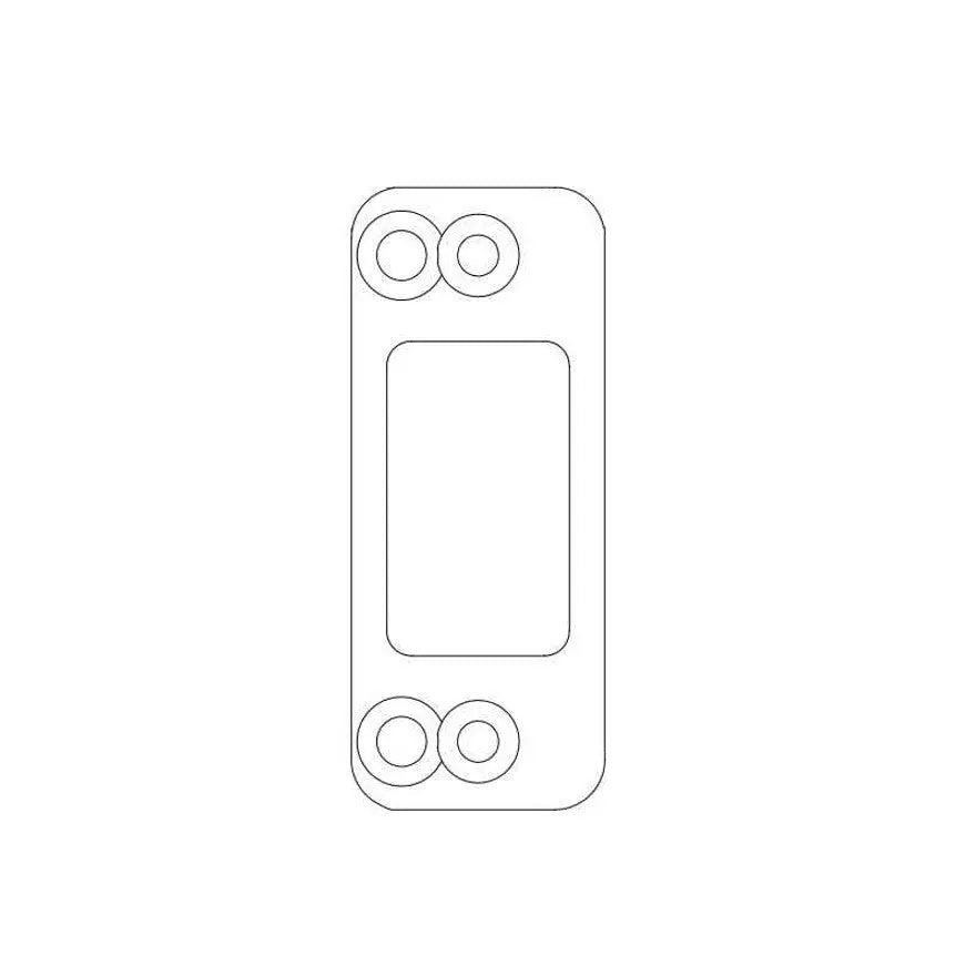Emtek Steel Understrike for Deadbolt Emtek Hentell Emtek