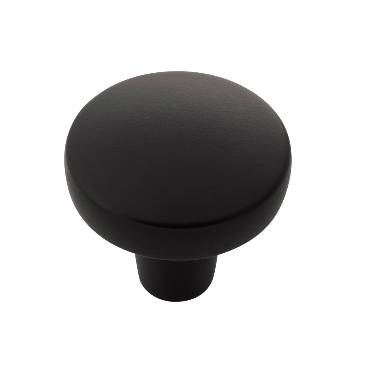 Belwith Keeler 1-5/16 Inch Diameter Emerge Round Knob - Matte Black