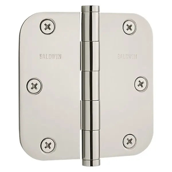 Luxury Baldwin Estate 3.5 x 5/8 radius corner hinge for smooth door operation