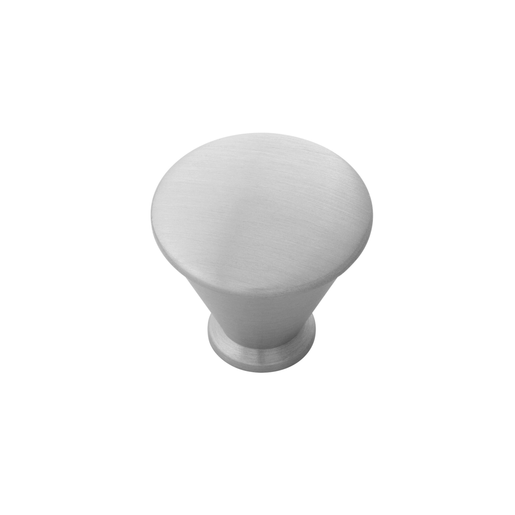 Belwith Keeler 1-1/4 Inch Diameter Facette Round Knob - Stainless Steel