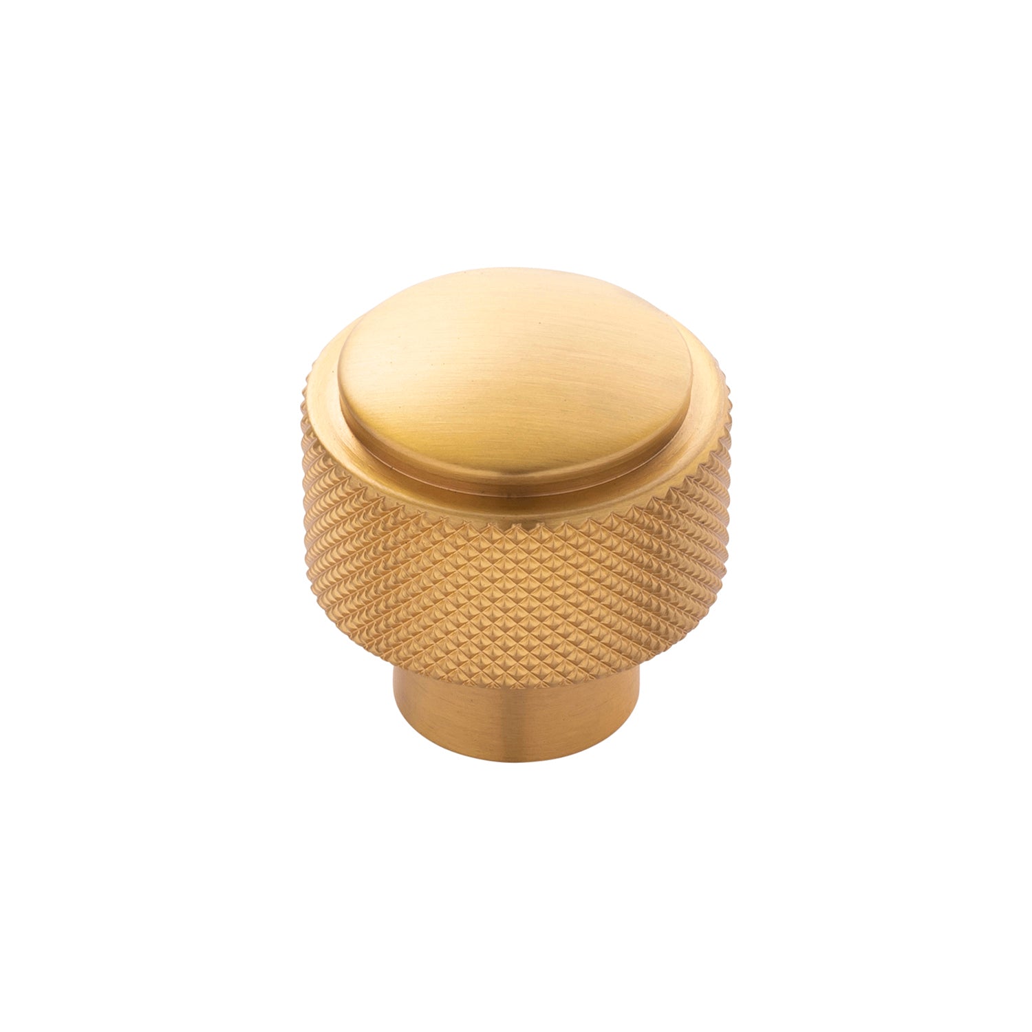 Belwith Keeler 1-3/16 Inch Diameter Verge Round Knob - Brushed Golden Brass