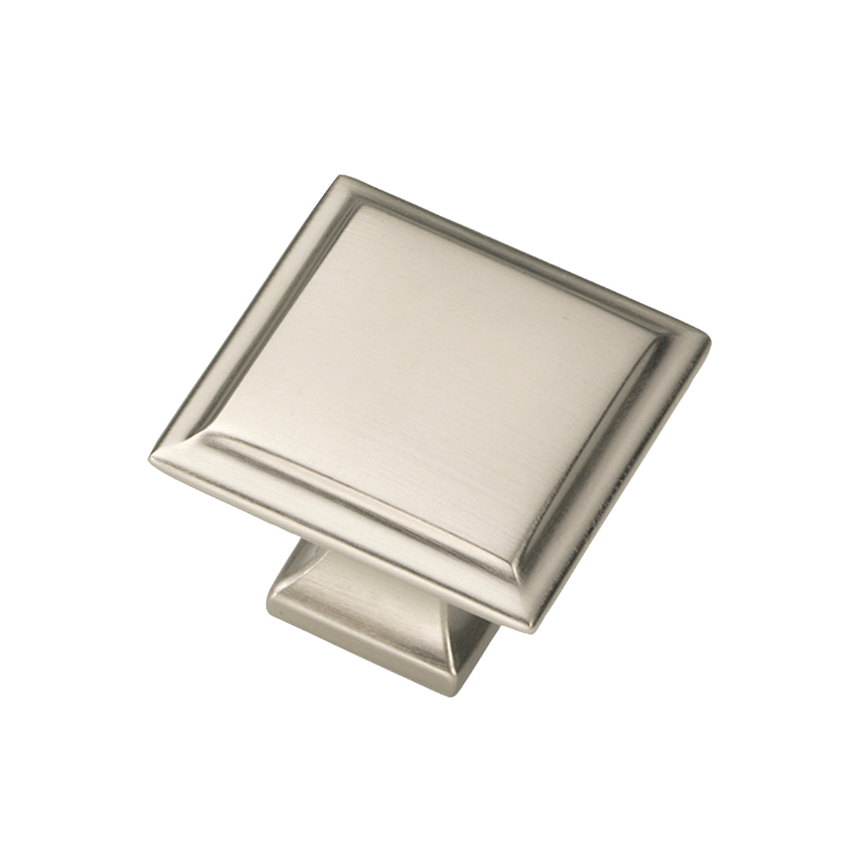 Belwith Keeler 1-1/4 Inch Square Studio II Square Knob - Satin Nickel