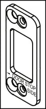 Emtek Steel Understrike for Deadbolt Emtek Hentell Emtek