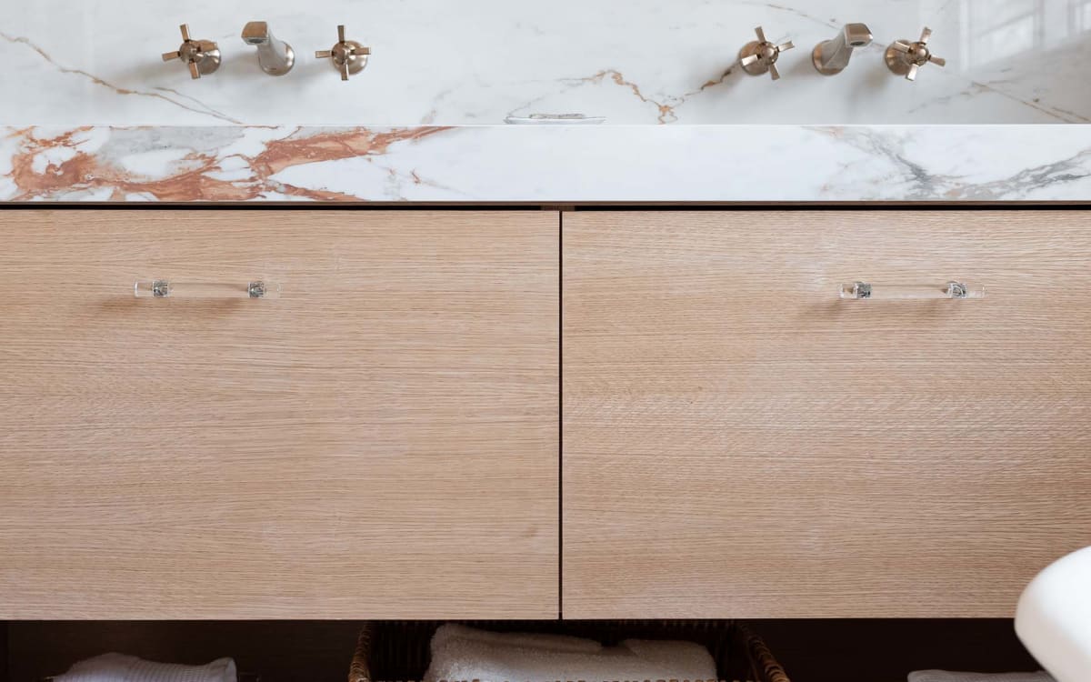 Emtek Modern Glass Bar Cabinet Pull - Hentell