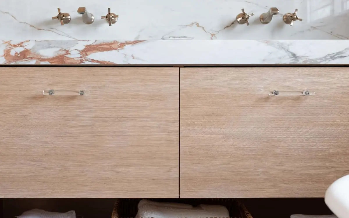 Emtek Modern Glass Bar Cabinet Pull - Hentell