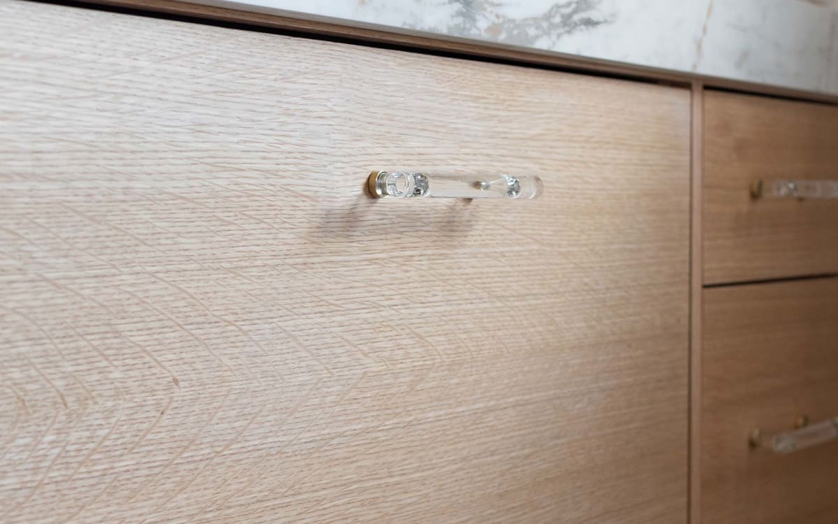 Emtek Modern Glass Bar Cabinet Pull - Hentell