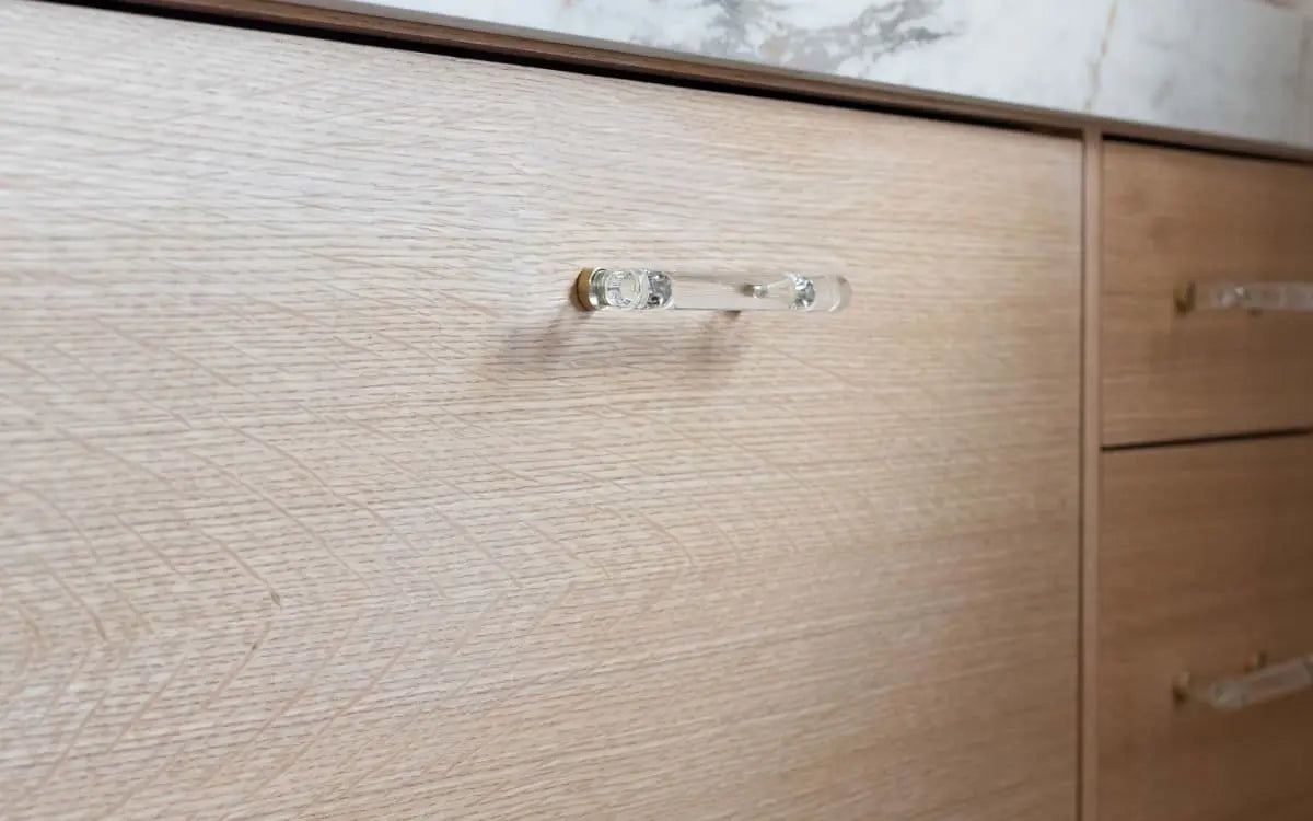 Emtek Modern Glass Bar Cabinet Pull - Hentell