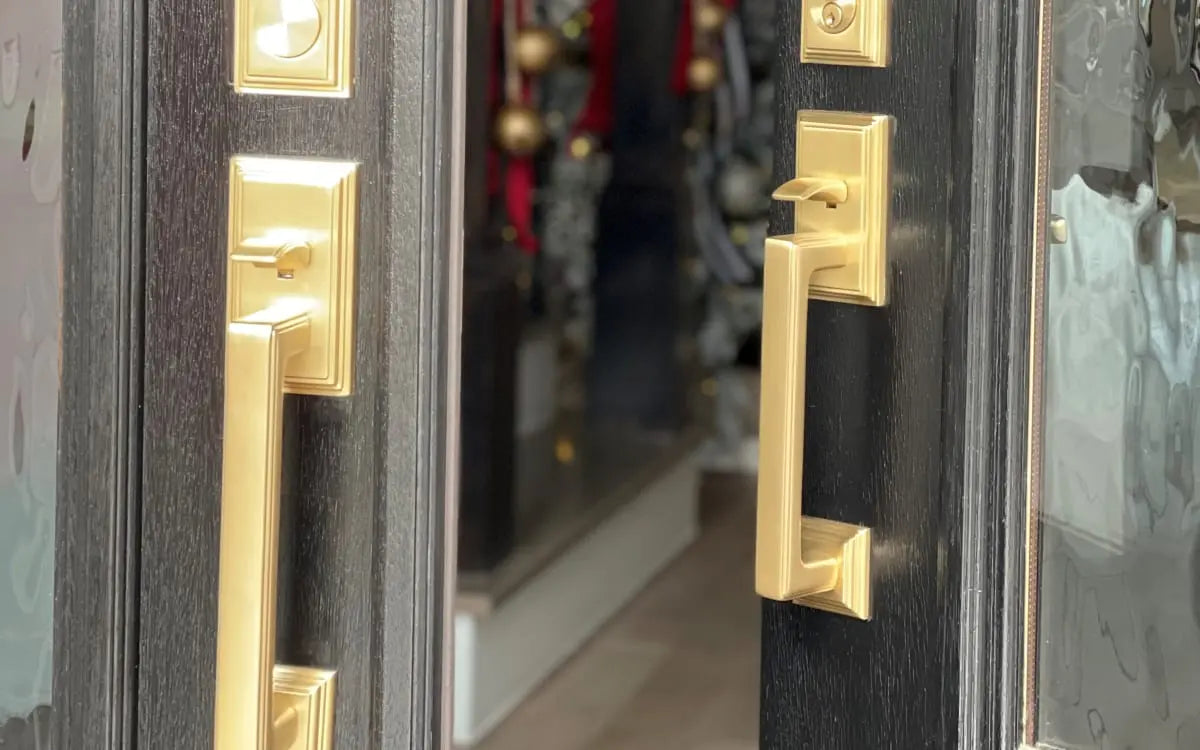 Emtek Hamden Tubular Entry Set Emtek Hentell Emtek