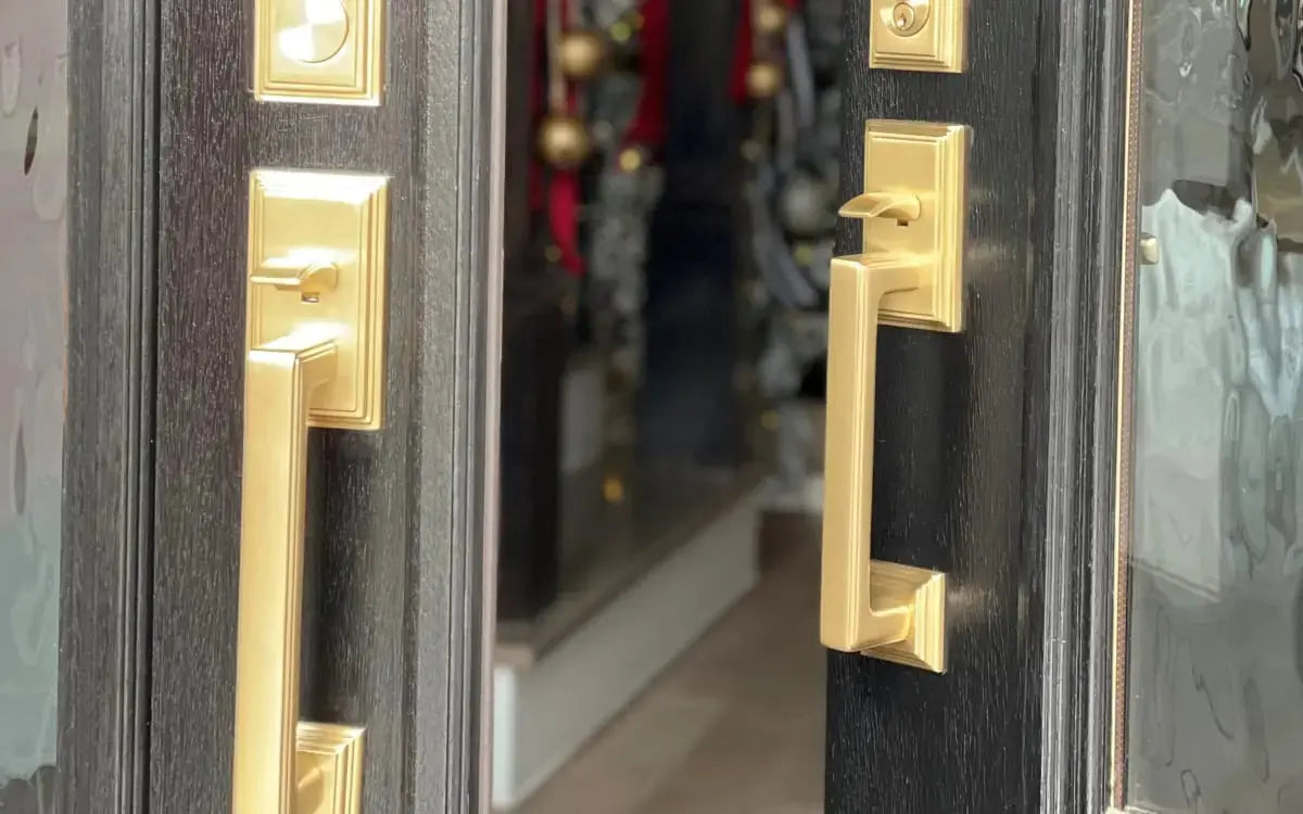 Emtek Hamden Tubular Entry Set Emtek Hentell Emtek