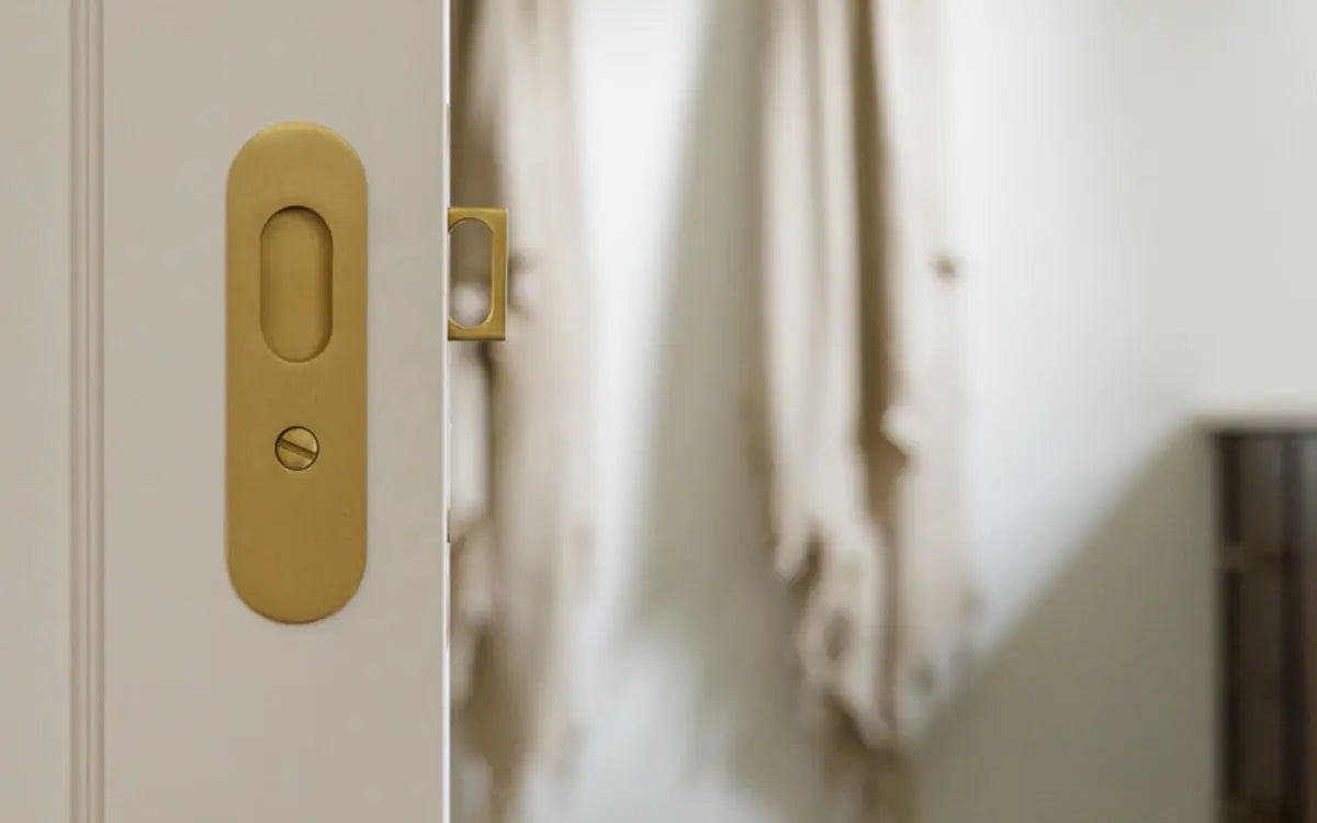 Emtek Narrow Oval Pocket Door Mortise Lock Emtek Hentell Emtek